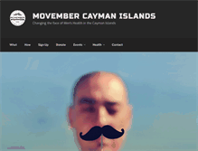 Tablet Screenshot of movember.ky