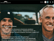 Tablet Screenshot of fi.movember.com